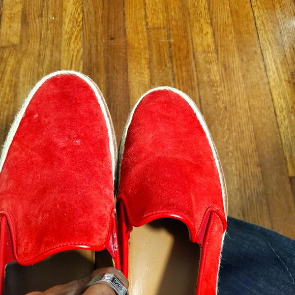 Aqualita red suede shoes - Picture 5 of 7